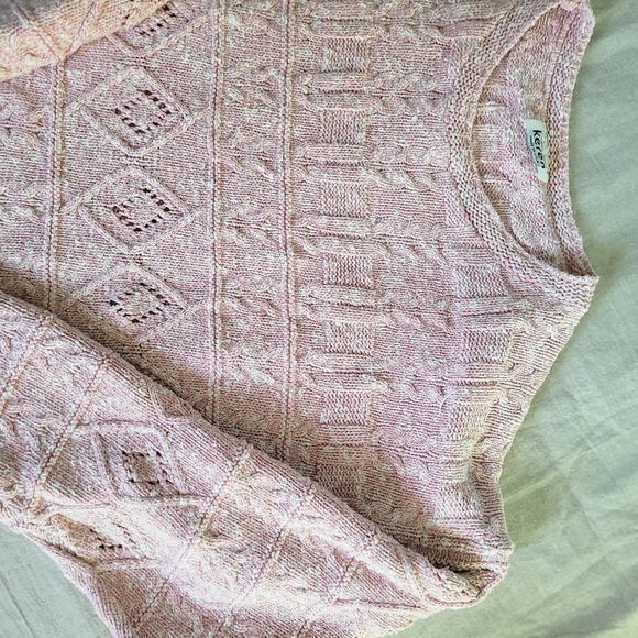 Vintage 80s Oversized Pink Sweater - Picture 9 of 10